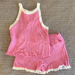 NWT H&M Pink and White Set